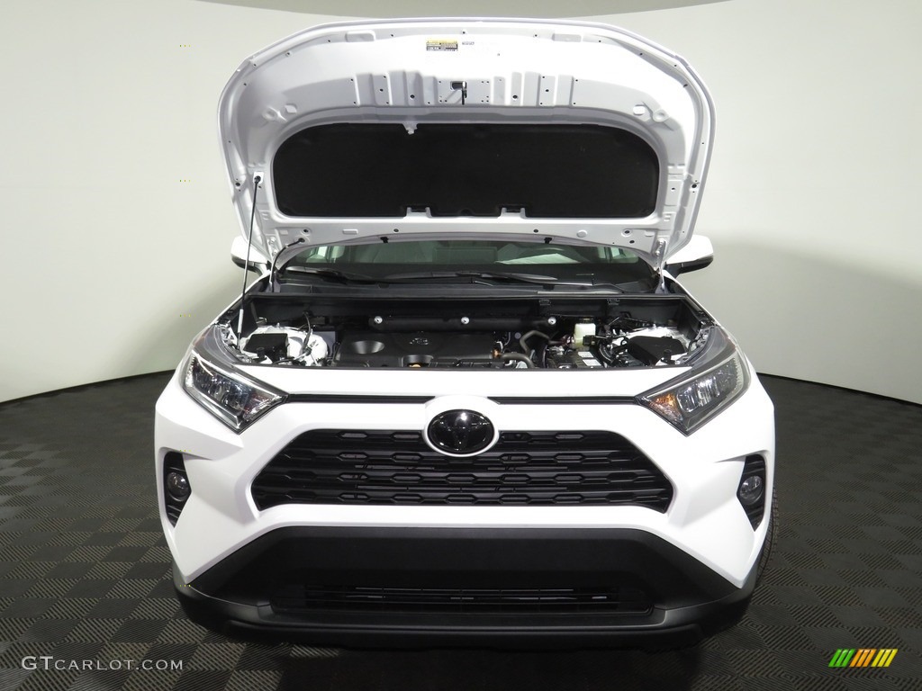 2020 RAV4 XLE AWD - Super White / Light Gray photo #5