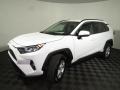 2020 Super White Toyota RAV4 XLE AWD  photo #7