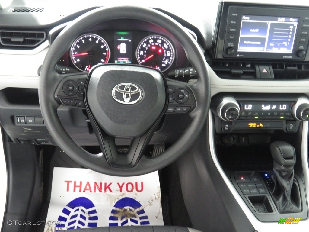2020 RAV4 XLE AWD - Super White / Light Gray photo #30