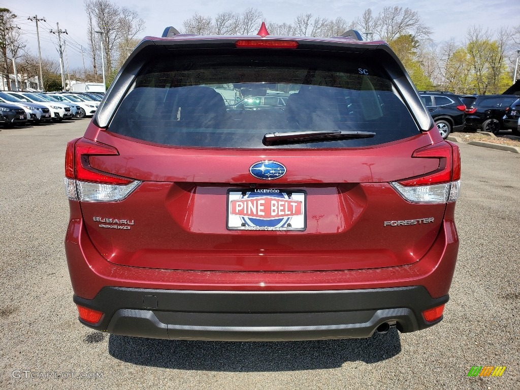 2020 Forester 2.5i Premium - Crimson Red Pearl / Gray photo #7