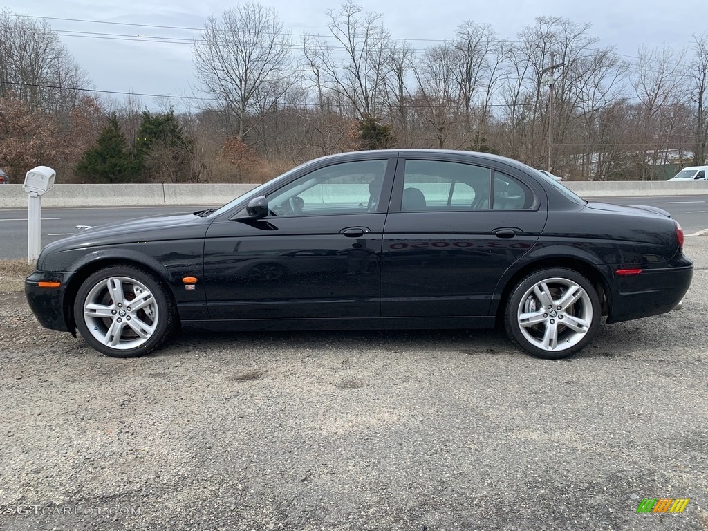 2005 S-Type R - Ebony Black / Charcoal photo #6