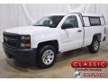 2015 Summit White Chevrolet Silverado 1500 WT Regular Cab  photo #1