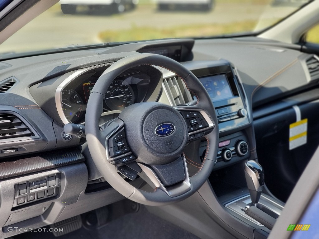 2020 Crosstrek 2.0 Premium - Quartz Blue Pearl / Gray photo #7