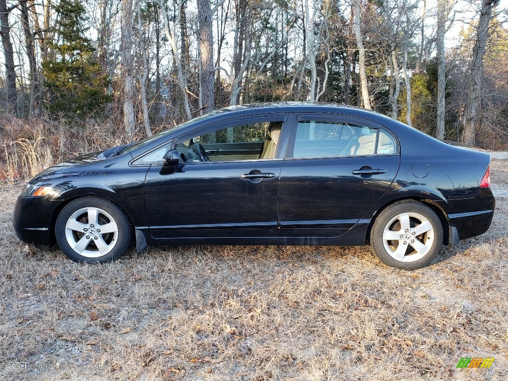 2006 Civic EX Sedan - Nighthawk Black Pearl / Gray photo #2