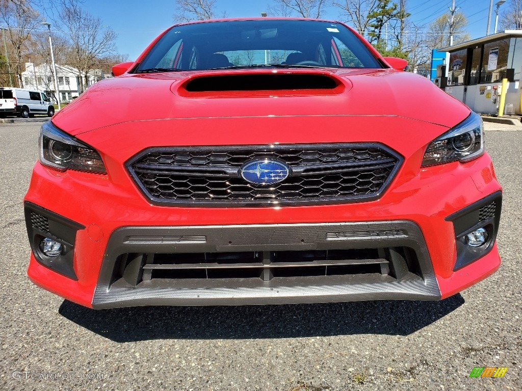 2020 WRX Limited - Pure Red / Carbon Black photo #2