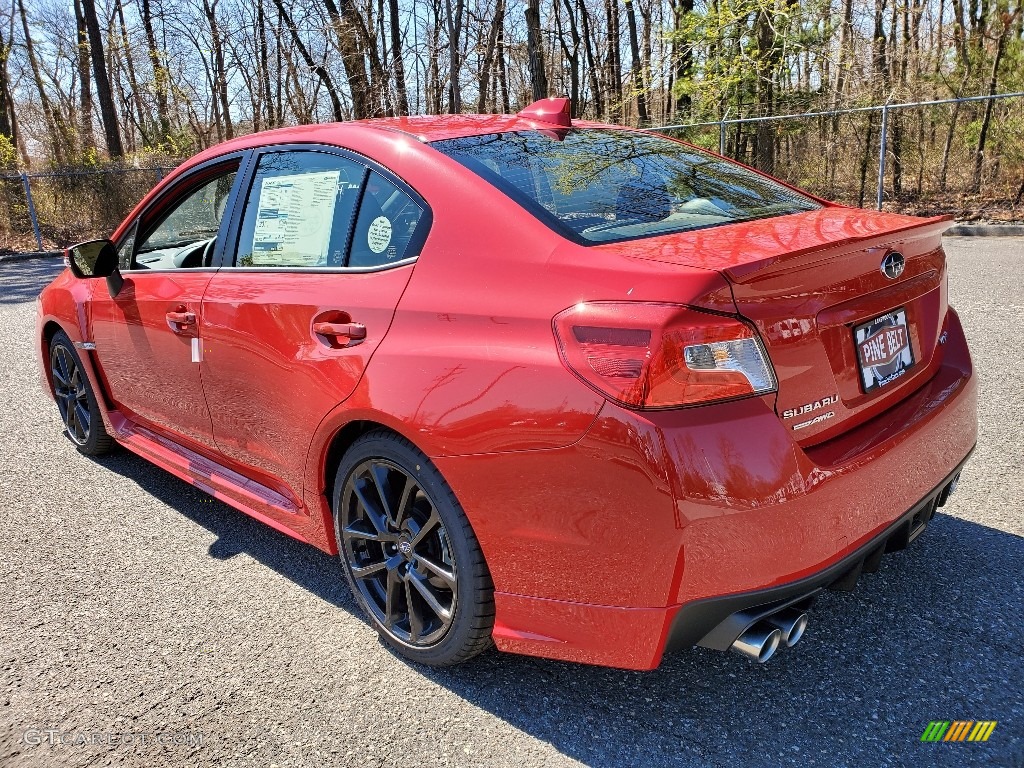 2020 WRX Limited - Pure Red / Carbon Black photo #4