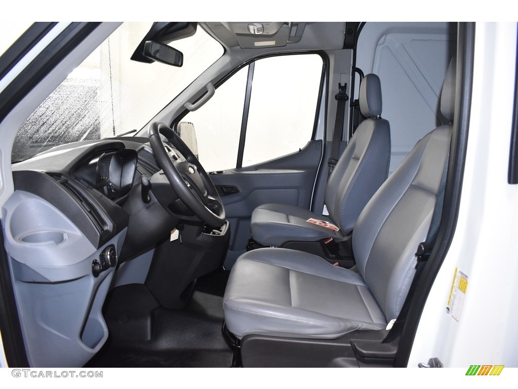 2019 Transit Van 250 HR Long - Oxford White / Charcoal black photo #9