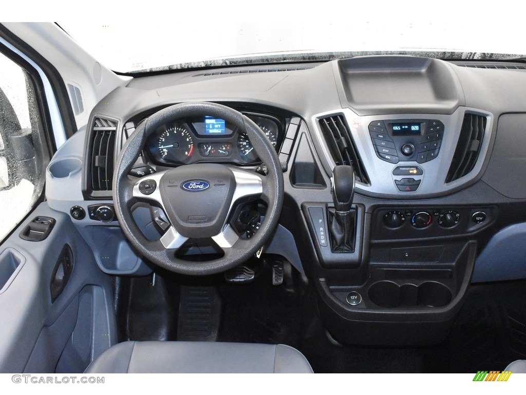 2019 Transit Van 250 HR Long - Oxford White / Charcoal black photo #12