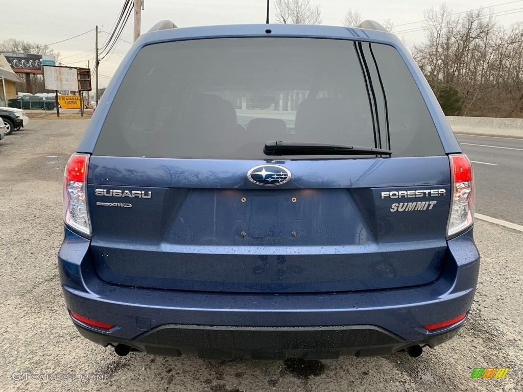 2011 Forester 2.5 X Premium - Marine Blue Metallic / Platinum photo #4