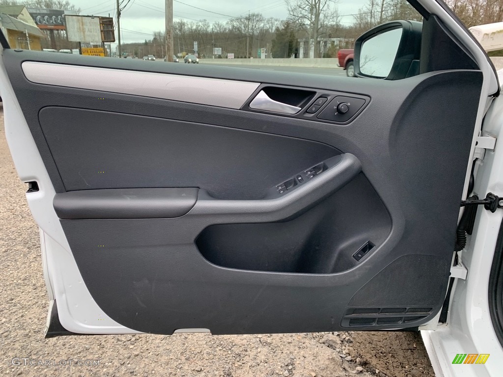 2015 Volkswagen Jetta SE Sedan Titan Black Door Panel Photo #138759708