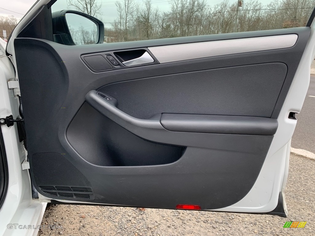 2015 Volkswagen Jetta SE Sedan Titan Black Door Panel Photo #138759774