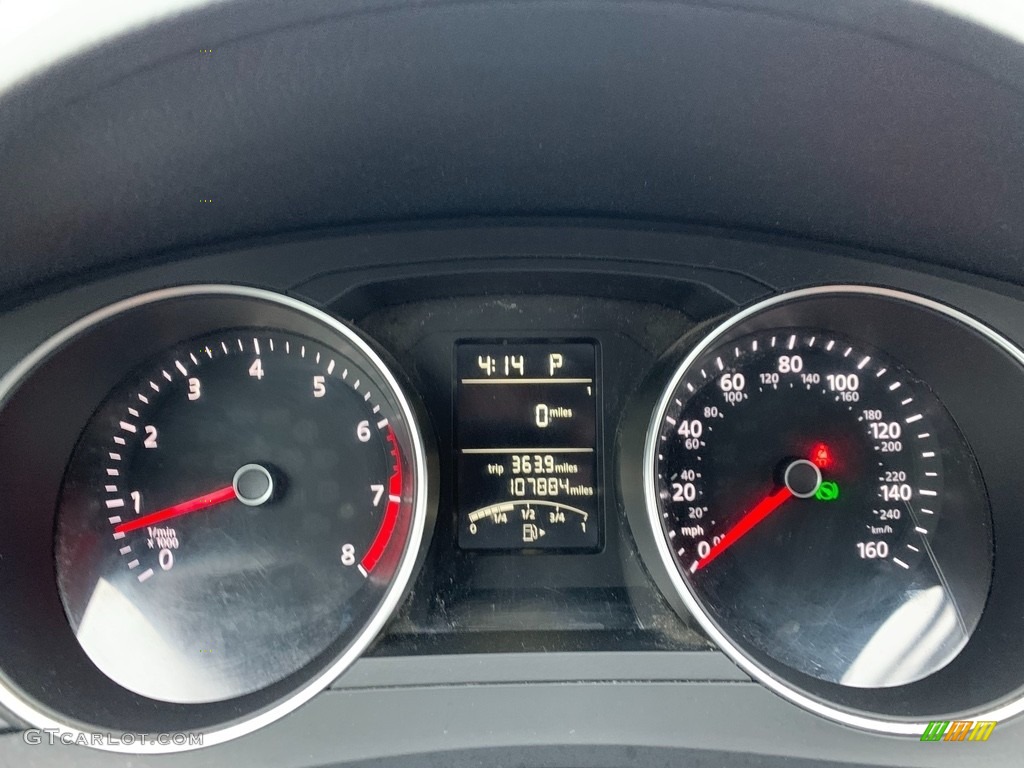 2015 Volkswagen Jetta SE Sedan Gauges Photo #138759843