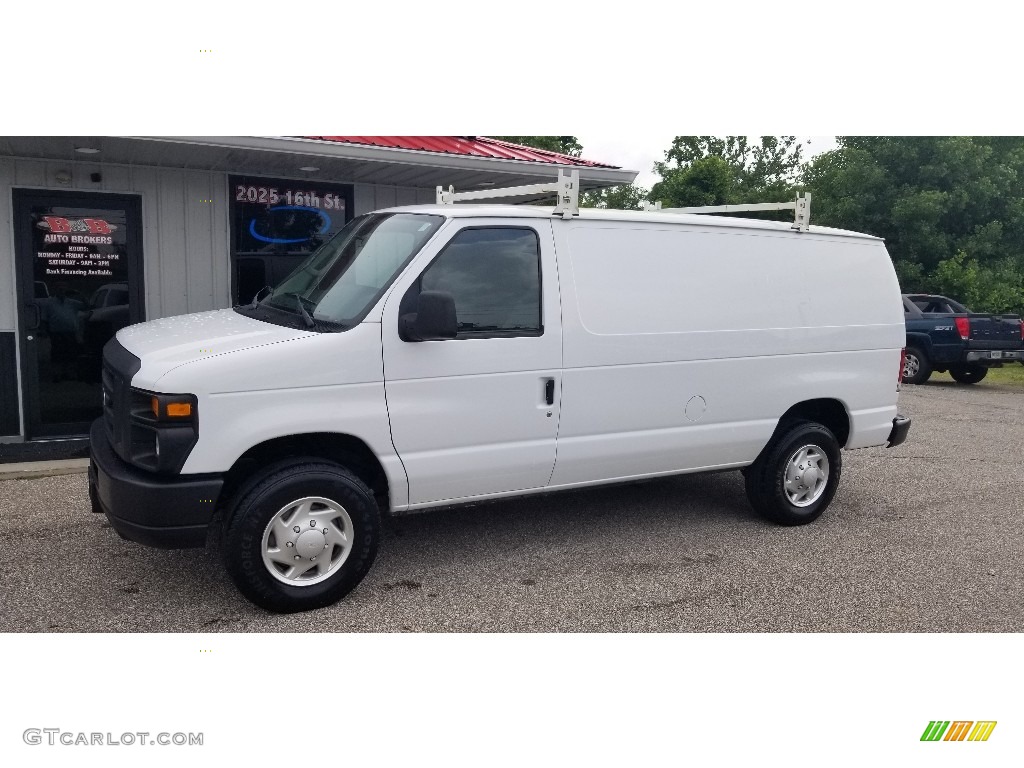 2014 E-Series Van E350 Cargo Van - Oxford White / Medium Flint photo #20