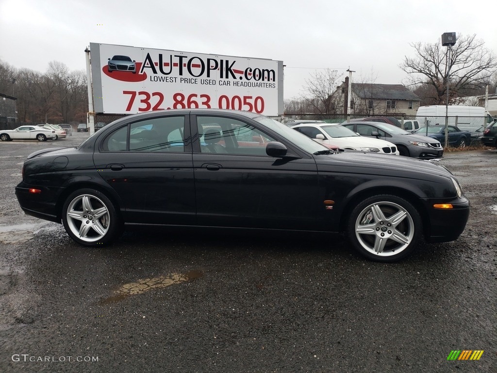 2003 S-Type 4.2 - Ebony Black / Charcoal photo #3