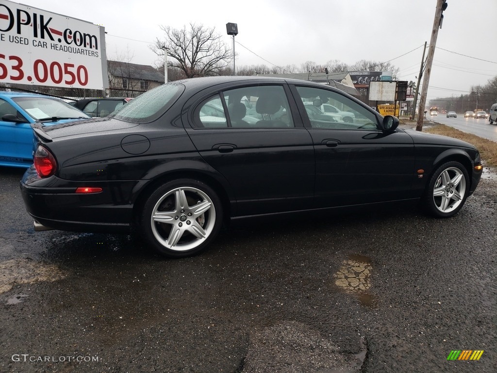 2003 S-Type 4.2 - Ebony Black / Charcoal photo #4