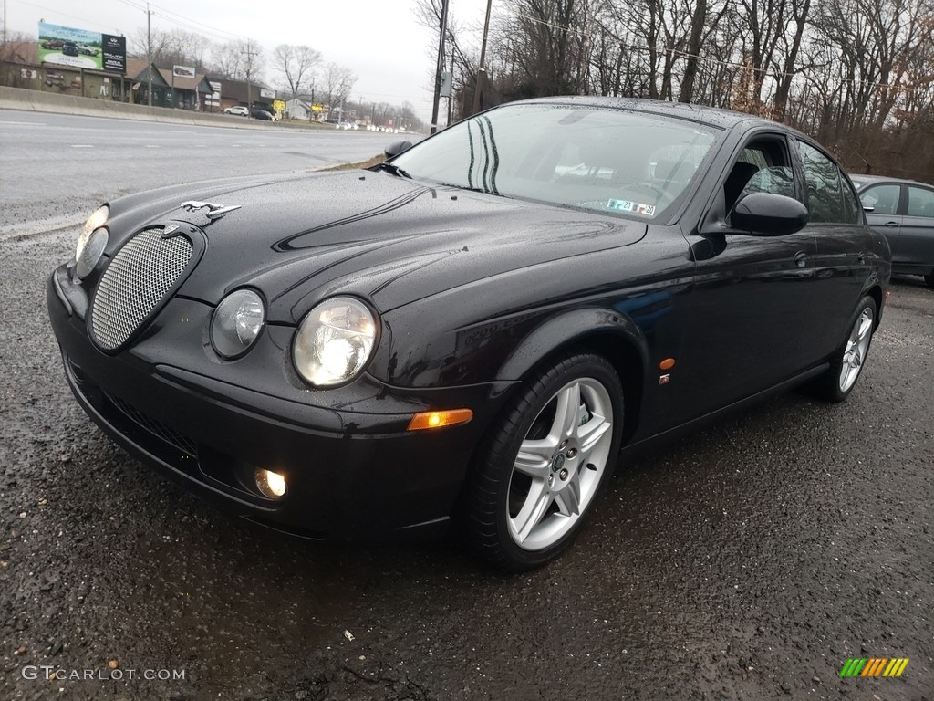2003 S-Type 4.2 - Ebony Black / Charcoal photo #11