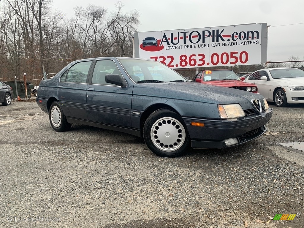 1991 164 Sedan - Blue / Grey photo #1