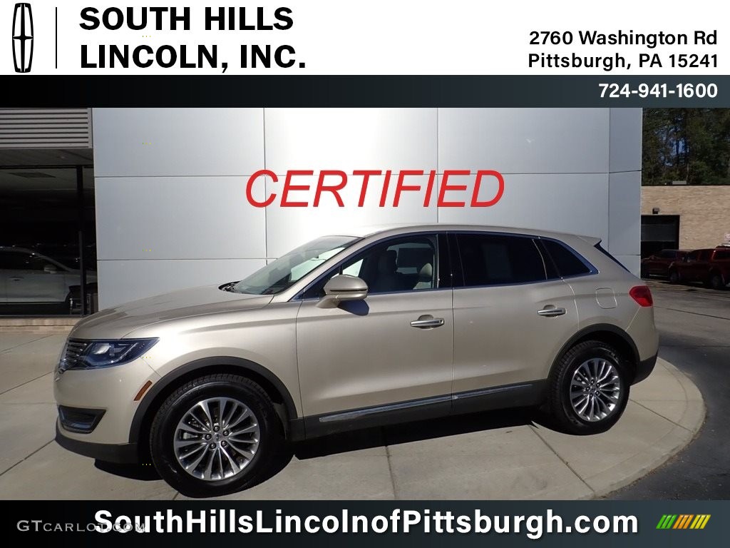 2017 MKX Select AWD - Palladium White Gold / Cappuccino photo #1