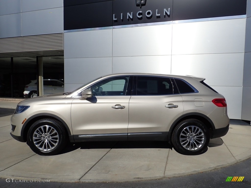 Palladium White Gold 2017 Lincoln MKX Select AWD Exterior Photo #138764505