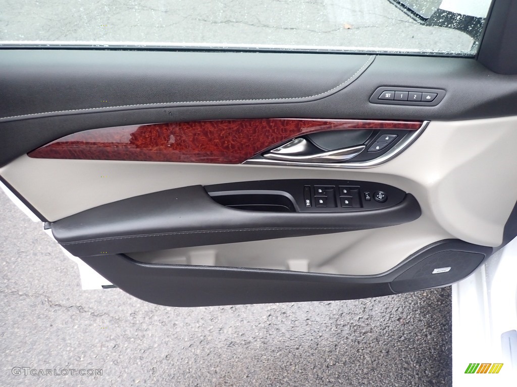 2017 Cadillac ATS Premium Perfomance AWD Light Platinum w/Jet Black Accents Door Panel Photo #138765846