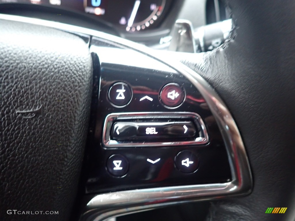 2017 Cadillac ATS Premium Perfomance AWD Light Platinum w/Jet Black Accents Steering Wheel Photo #138765900