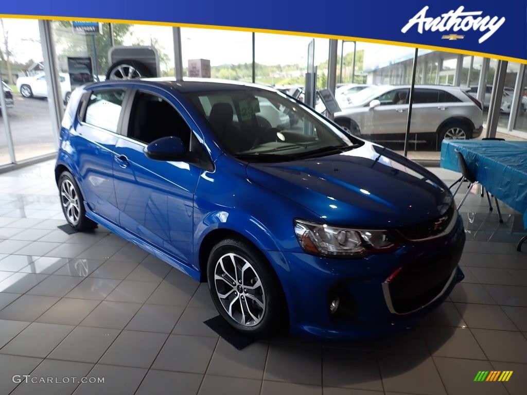 2020 Sonic LT Hatchback - Kinetic Blue Metallic / Jet Black photo #1