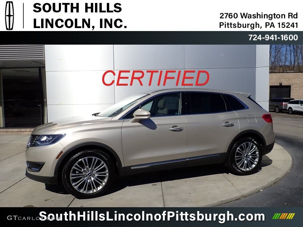 2017 MKX Reserve AWD - Palladium White Gold / Cappuccino photo #1