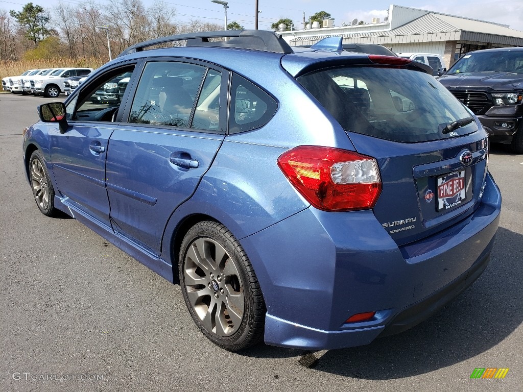 2016 Impreza 2.0i Sport Limited - Quartz Blue Pearl / Black photo #11
