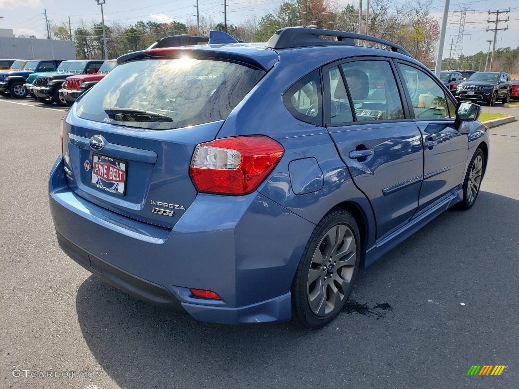 2016 Impreza 2.0i Sport Limited - Quartz Blue Pearl / Black photo #13