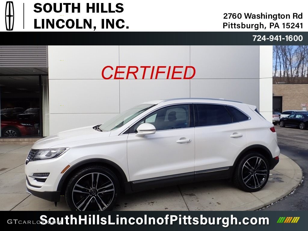 White Platinum Lincoln MKC