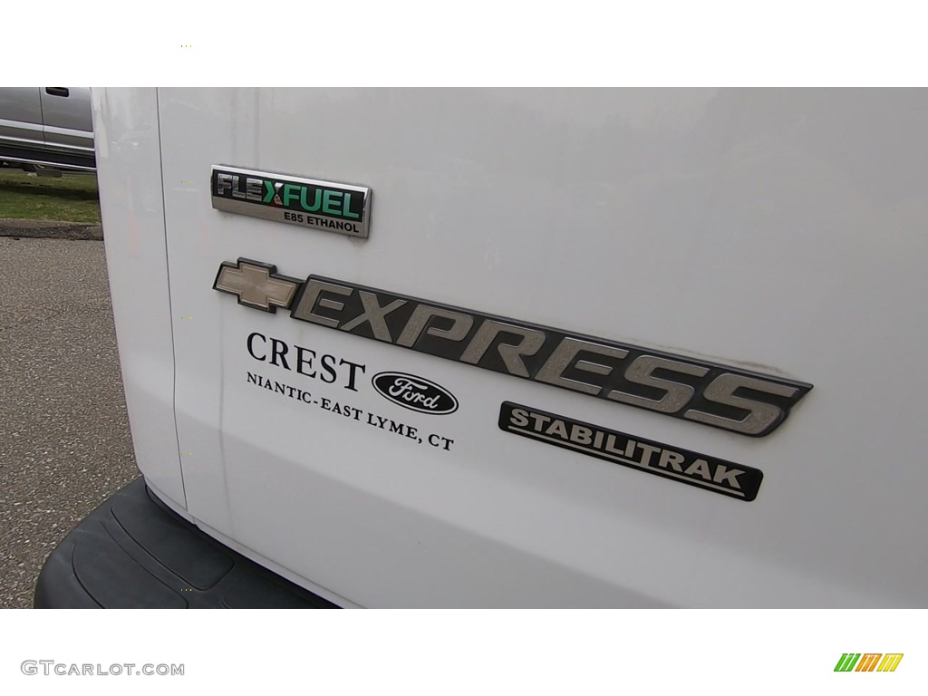 2011 Express 1500 Work Van - Summit White / Medium Pewter photo #9