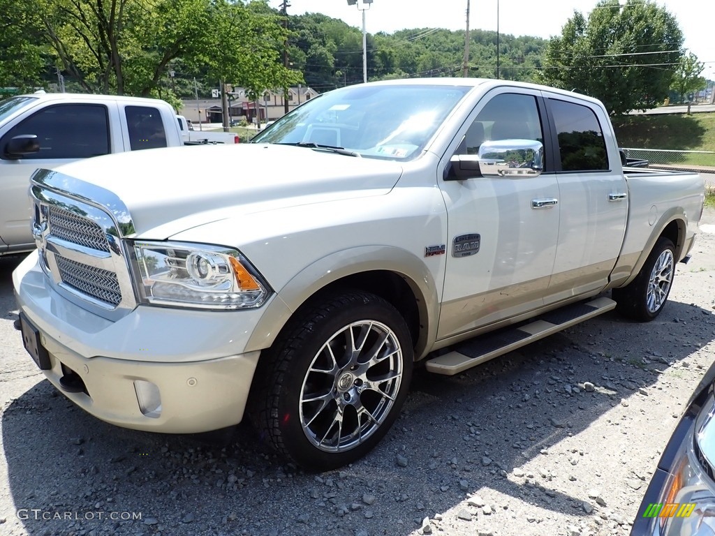 2016 1500 Laramie Longhorn Crew Cab 4x4 - Bright White / Canyon Brown/Light Frost Beige photo #1