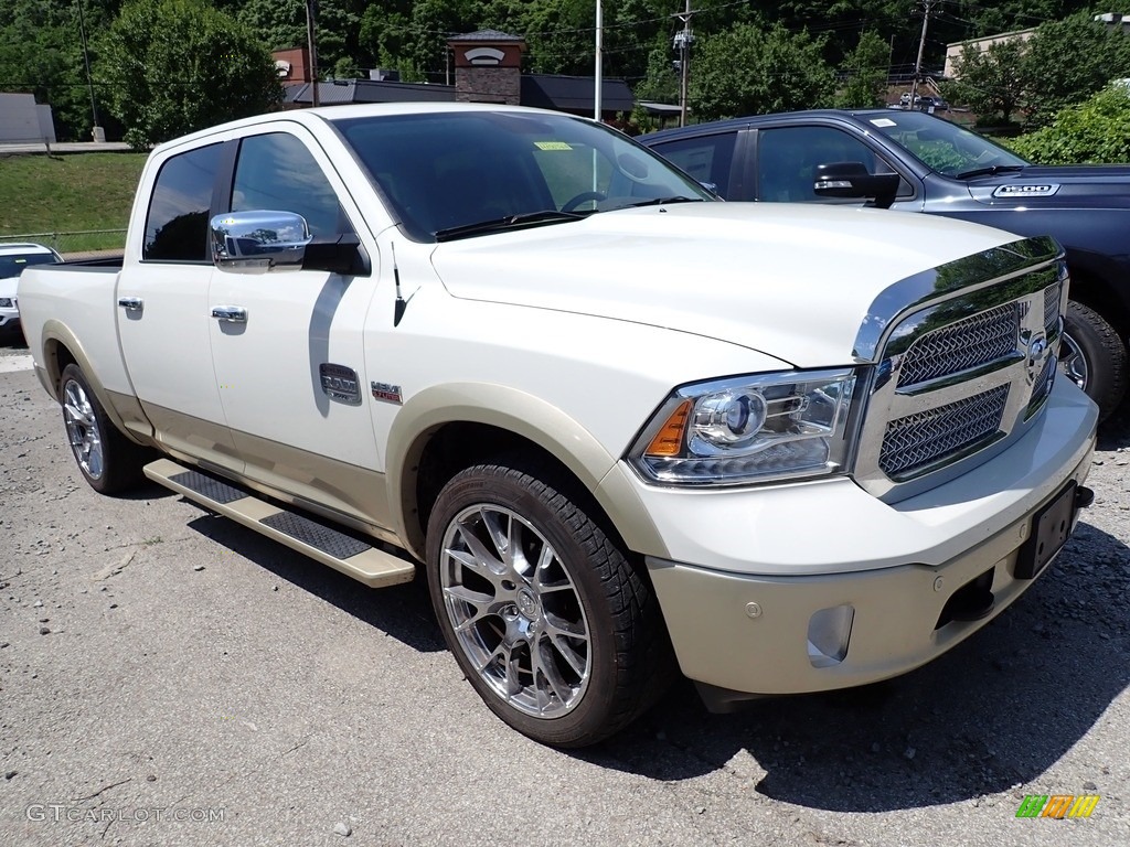 Bright White 2016 Ram 1500 Laramie Longhorn Crew Cab 4x4 Exterior Photo #138769050