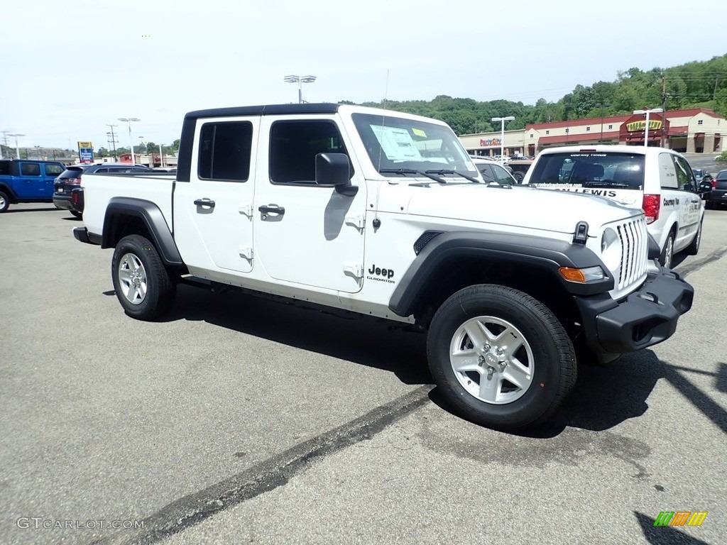 2020 Gladiator Sport 4x4 - Bright White / Black photo #3