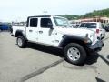 2020 Bright White Jeep Gladiator Sport 4x4  photo #3
