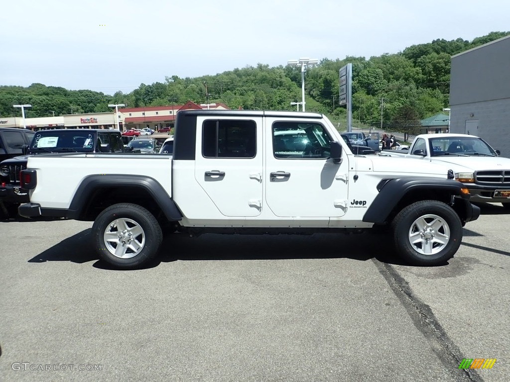 2020 Gladiator Sport 4x4 - Bright White / Black photo #4