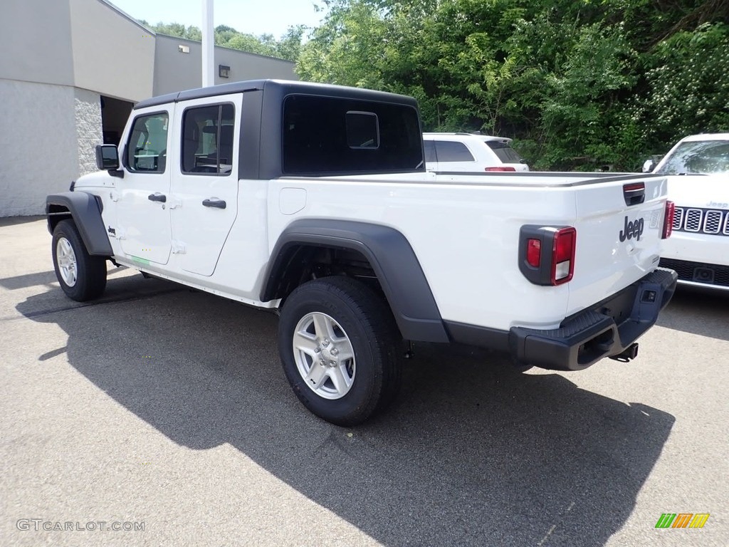 2020 Gladiator Sport 4x4 - Bright White / Black photo #5