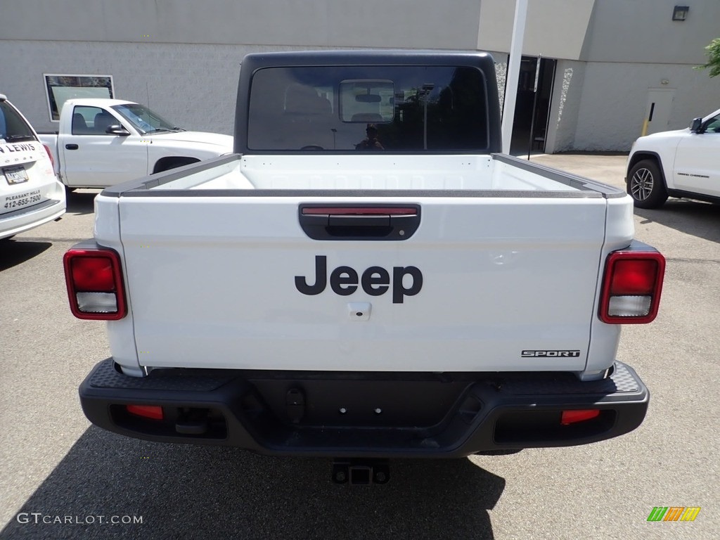2020 Gladiator Sport 4x4 - Bright White / Black photo #7