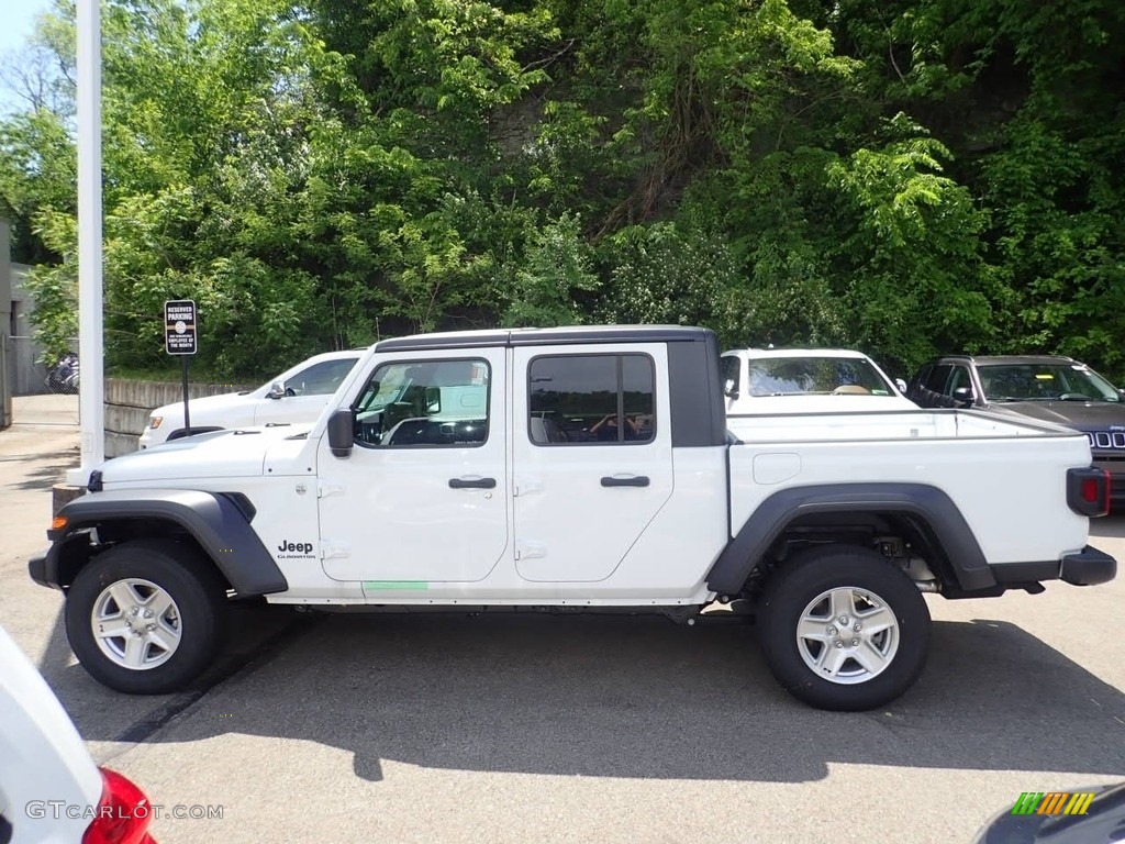 2020 Gladiator Sport 4x4 - Bright White / Black photo #14