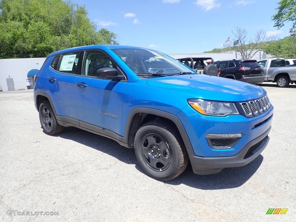 Laser Blue Pearl 2020 Jeep Compass Sport Exterior Photo #138770325