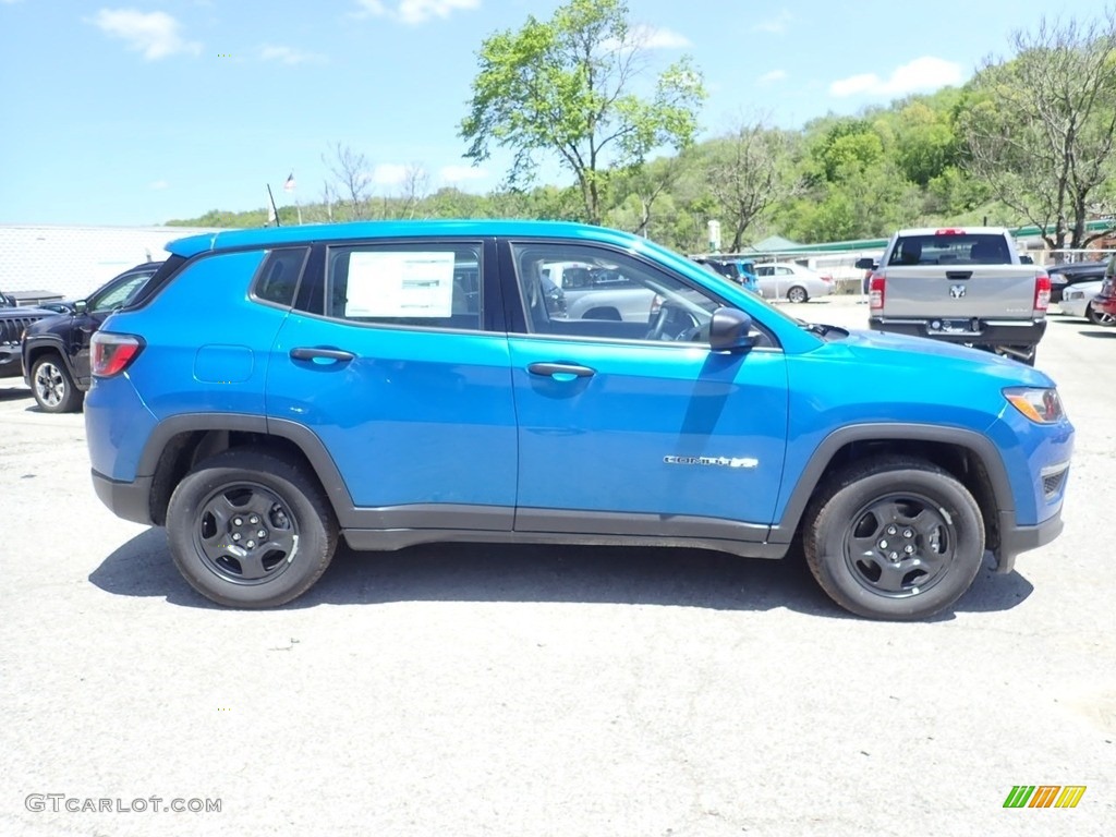 Laser Blue Pearl 2020 Jeep Compass Sport Exterior Photo #138770337