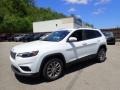 2020 Bright White Jeep Cherokee Latitude Plus  photo #1