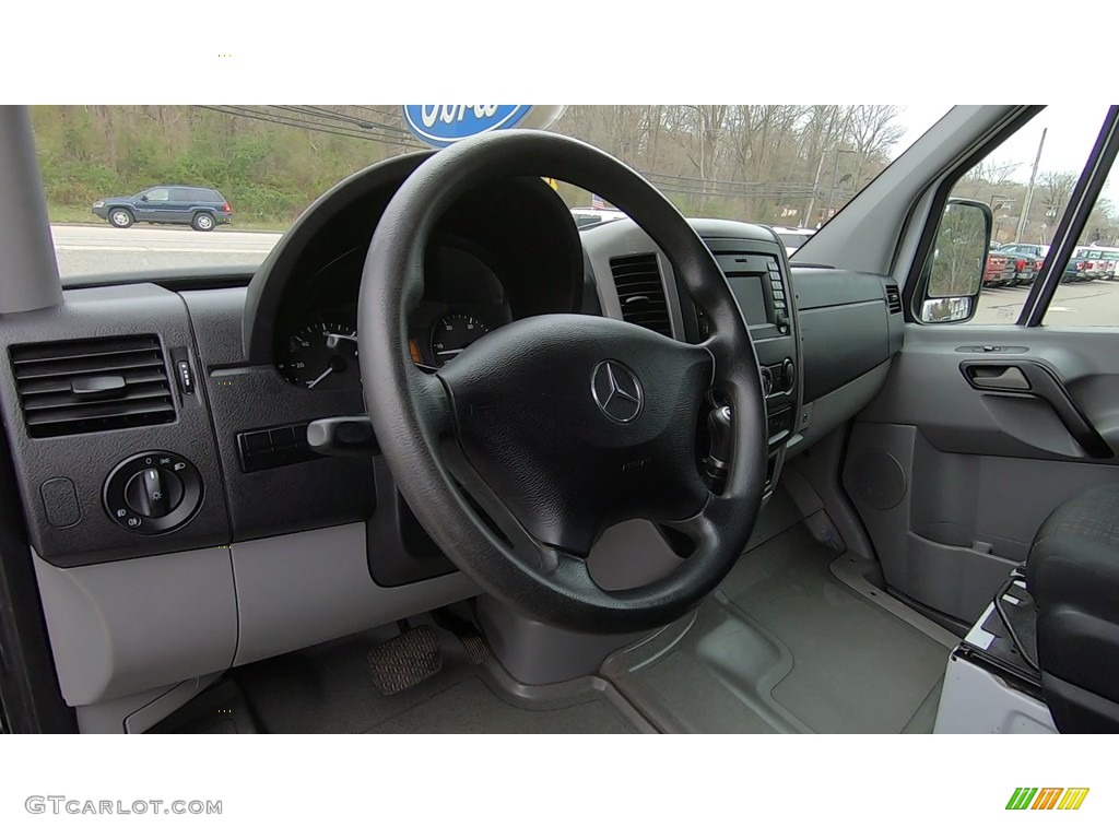2015 Mercedes-Benz Sprinter 2500 Cargo Van Black Steering Wheel Photo #138771729