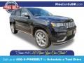 2020 Diamond Black Crystal Pearl Jeep Grand Cherokee Summit 4x4  photo #1