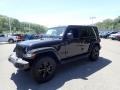 2020 Black Jeep Wrangler Unlimited Sahara 4x4  photo #1