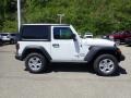 2020 Bright White Jeep Wrangler Sport 4x4  photo #4