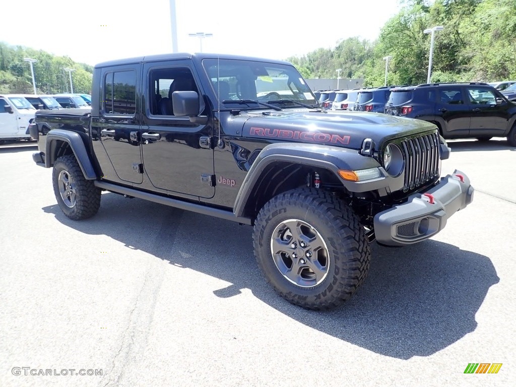 2020 Gladiator Rubicon 4x4 - Black / Black photo #3