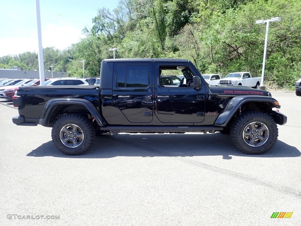 2020 Gladiator Rubicon 4x4 - Black / Black photo #4