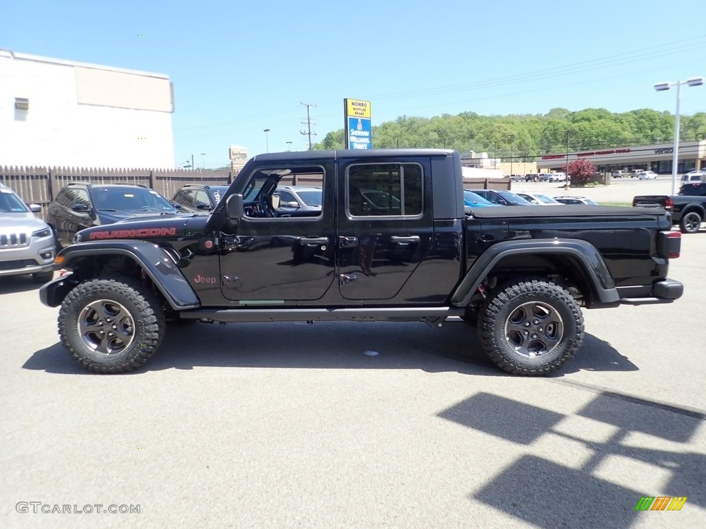 2020 Gladiator Rubicon 4x4 - Black / Black photo #6