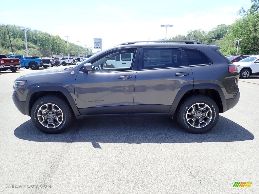 2020 Cherokee Trailhawk 4x4 - Granite Crystal Metallic / Black photo #7